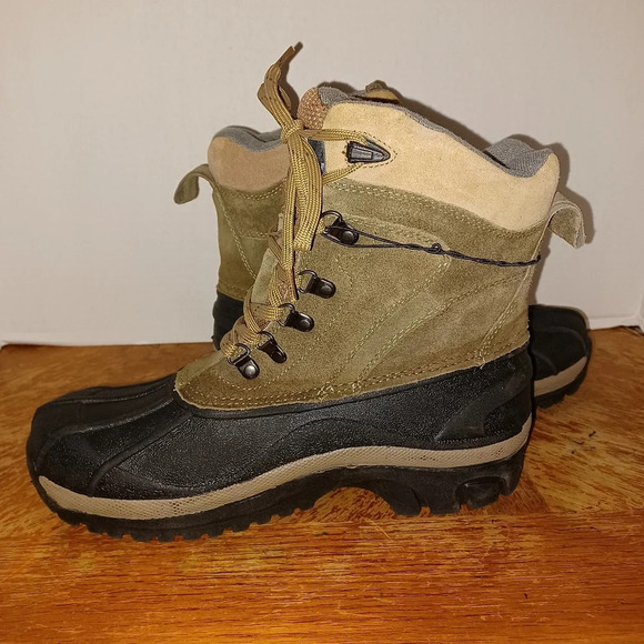 Magellan Outdoors Mens Thinsulate Winter Boots Black Green Mens 7 PAC Boots. New - Picture 4 of 9